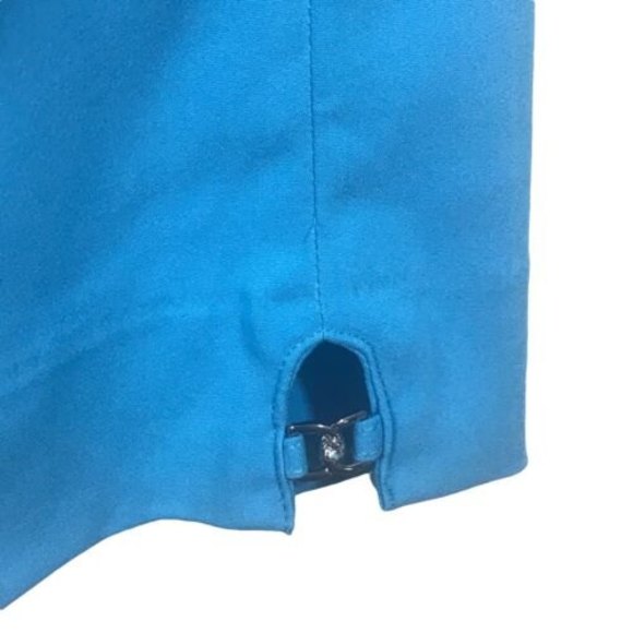 Ruby Rd. Capri Crop  pants women size 16P Teal Waistband Elastic Summer NWT $60 - Picture 8 of 11